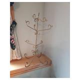 20-in tall metal ornament holder
