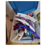 TOTE of padded hangers