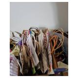 Large box of gift bags