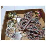 Victorian themed ornaments and Garland