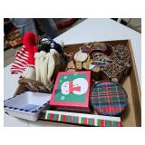 Miscellaneous gift boxes and small stockings