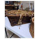 Three decorative baskets