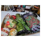 Christmas ornaments and basket filler