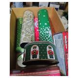 Miscellaneous Christmas tins
