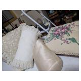 Assorted decorative pillows