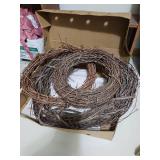 Three twig wreaths