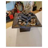 Small outdoor fountain