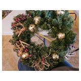 Approximate 18-in wreath with bells