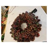 Pinecone wreath