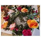 Beautiful rose covered wreath