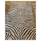 5x7 zebra rug