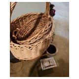 Large woven baskets