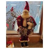 Approximately 30 in tall decorated Santa