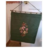 Needlepoint wall hanging