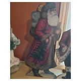 Watch it approximately 22-in tall flat cut out of Santa