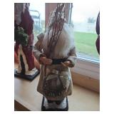 14-in tall Santa with twigs