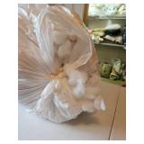 Bag of chunky fiber fill for pillows