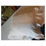 17-in pillow with ruffled trim