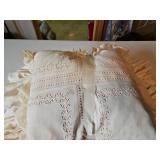 Two nice cotton embroidered pillows