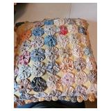 Yoyo covered 16-in pillow