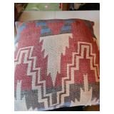 Three, Southwest themed pillows, 17-in
