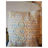 Small lace covered pillow