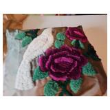 Needle punch Rosenberg pillow