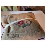Needlepoint and decorative stitched pillows