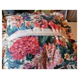217-in pink floral throw pillows