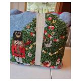 Pair of 12-in Christmas pillows