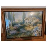 15x12 framed print of cottage