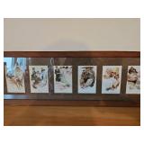 29x9 framed postcards of wedding