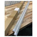 Led Shop Lights,4FT LED Light 50W 6500K 7000LM Led Daylight,Garage Light Linkable Clear Cover Integrated V-Shape for Garage Warehouse Workbench Workshop(2-Pack)