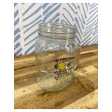 DISCOUNT PROMOS Custom Libbey Mason Jars w/Handles 16 oz. Set of 7, Personalized Bulk Pack - Traditional style, High standard - Black
