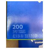 Trusted Care Facial Tissues, 8 Big Boxes, 200 Tissues Per Box - 2-Ply, Soft & Absorbent, Packaging May Vary