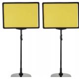 4pcs Supermarket Price Tag Holder Versatile Sign Display Stand for Posters Lightweight and for Retail Store Fruit Shop Use