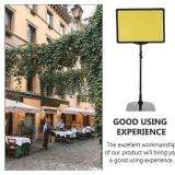 4pcs Supermarket Price Tag Holder Versatile Sign Display Stand for Posters Lightweight and for Retail Store Fruit Shop Use