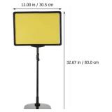 4pcs Supermarket Price Tag Holder Versatile Sign Display Stand for Posters Lightweight and for Retail Store Fruit Shop Use
