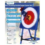 Axe Throwing Bristle Target with 8 Throwing Axes Set,Axe Throwing Game for Indoor & Outdoor,Yard Games,Carnival Games