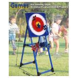 Axe Throwing Bristle Target with 8 Throwing Axes Set,Axe Throwing Game for Indoor & Outdoor,Yard Games,Carnival Games