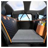 Retails for $180! Dog Car Seat Cover for Back Seat Extender, Hard Bottom Pet Car Seat Protector, Non-Slip Durable Dog Hammock in Car SUV