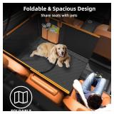 Retails for $180! Dog Car Seat Cover for Back Seat Extender, Hard Bottom Pet Car Seat Protector, Non-Slip Durable Dog Hammock in Car SUV