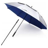 G4Free Vented UV Golf/Beach Umbrella 68" Arc, Auto Open Oversize Extra Large Windproof Sun Shade Rain Umbrellas