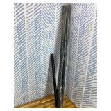 Tension Rods for Windows 28 to 48 Inch - Black Tension Curtain Rod | Spring Tension Rod, No Drill, Non Slip, Adjustable Curtain Rods