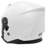 Motorcycle Open Face Helmet YEMA YM-637 DOT Approved 3/4 Half Helmet with Sun Visor for Adult Men Women