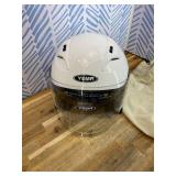 Motorcycle Open Face Helmet YEMA YM-637 DOT Approved 3/4 Half Helmet with Sun Visor for Adult Men Women