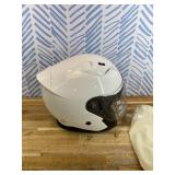 Motorcycle Open Face Helmet YEMA YM-637 DOT Approved 3/4 Half Helmet with Sun Visor for Adult Men Women
