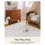 Retails for $149! Baby Play Mat 4x6 Shea Fawn Set of 6 Tiles Cushioned EVA Foam Play Mat for Floor, Soft Interlocking Baby Crawling Mats for Hard Floors
