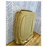 Car Seat Covers Full Set, Leather Seat Covers for Cars, 2 Packs Breathable Seat Cover, Suitable for SUV/Truck/Sedan/Automotive (Beige)
