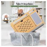 Lap Desk for Laptop Bed Desk Tray Table with Cushion, 5 Angles, Phone & Tablet Holder, Mouse Pad & Ventilation Laptop Stand, Lap Table, Couch Desk for 15 -17 Laptops (Gray)